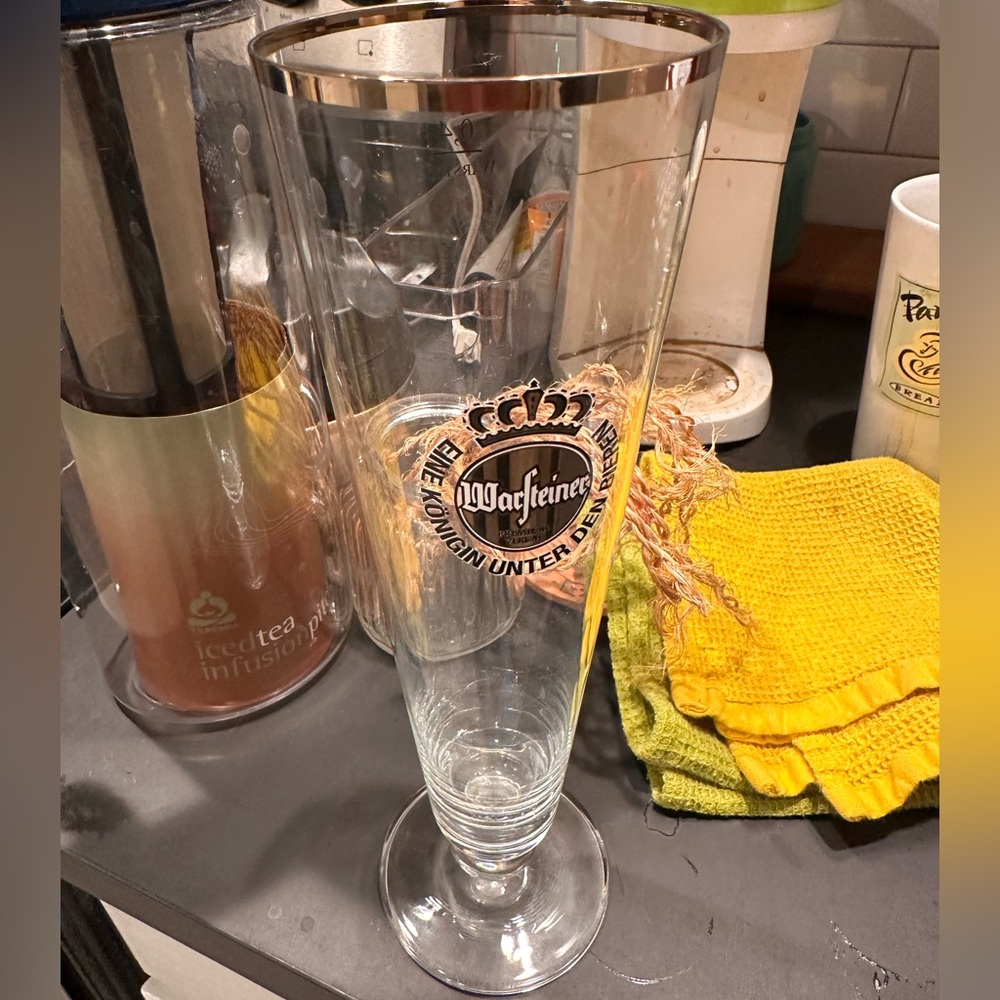 Warsteiner Tall Drinking Glass